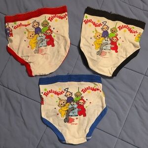 Fruit of the Loom Teletubbies Boys  Underwear , Size 8 - Red, Black, Blue